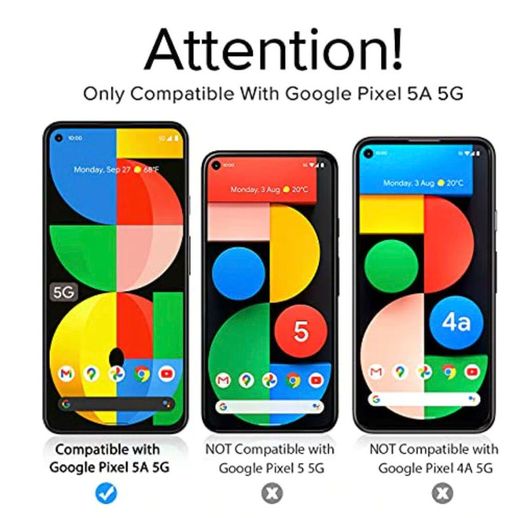 For Google Pixel 5a 5G Tempered Glass Screen Protector Saver Cover New - FHT015GPT