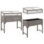 Raised Garden Bed with Greenhouse 120x54x120 cm Fir Wood Image 6