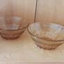Pair of Amber Glass Dishes Image 3