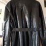 New, Zara Faux Leather Croc Effect Shacket UK M, AV Image 5