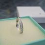 Stunning stamped 925 Sterling Silver Ladies Eternity Ring Image 5