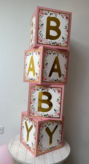 Baby Shower Baby Cubes/ Blocks