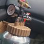 Paint spray gun with pot tank, a W-77 model nozzle. Image 4