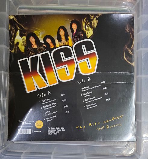 KISS "The Ritz Still Burning " Vinyl Album Sealed