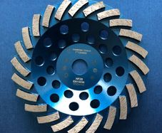 Diamond grinding disc, cup, wheel 180mm 7" inch concrete, stone