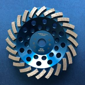 180mm, 7" PROFESSIONAL Diamond grinding disc, cup, wheel concrete, stone
