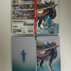 Nintendo Switch Pokemon Sword game & Steelbook