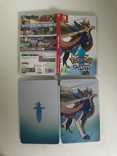Nintendo Switch Pokemon Sword game & Steelbook