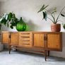 Mid century modern teak sideboards Image 4