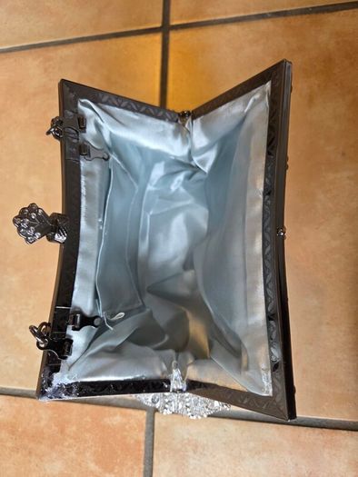 Ivory Beaded & Sequinned Evening or Bridal Clutch Bag