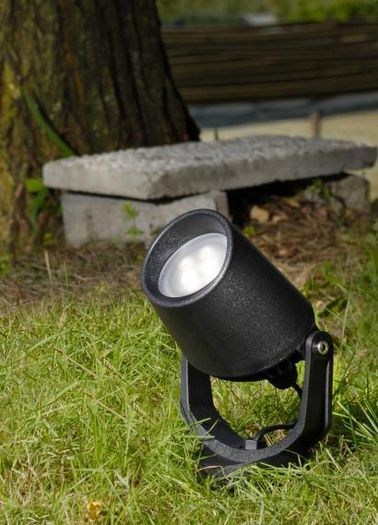 Mini Tommy Spike Black Led Gu10 Spotlight