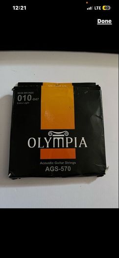 Olympia acoustic guitar string 10-47