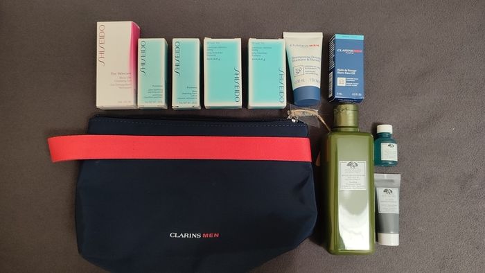clarins origins shiseido beauty products