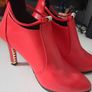 Red Ankle Boots Image 8