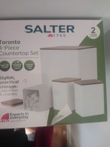 Salter Four Piece Kitchen Counter Top Set
