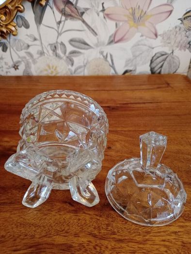 Vintage Glass Bon Bon Dish