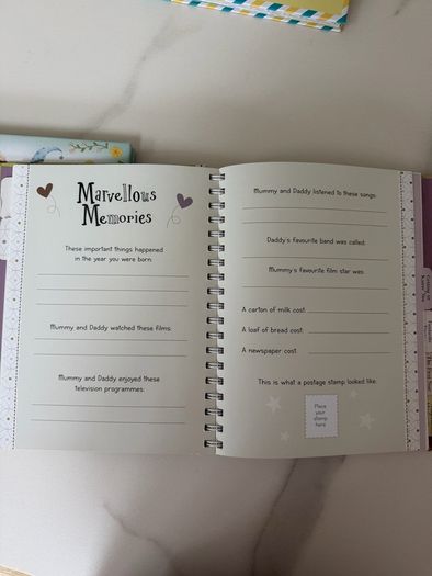 baby record books - new