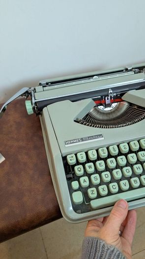 Vintage Hermes Baby typewriter