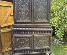Antique 2 Piece Cabinet