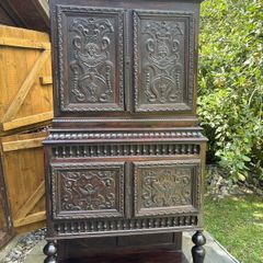 Antique 2 Piece Cabinet