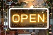 16"x 9" Adjustable Brightness Open Signs for Business, Ultra Bright Lighted Sign Open Powered by USB with ON/OFF, Electric Light up Sign for Stores, Restaurants, Retail Shops, Bar (Horizontal)