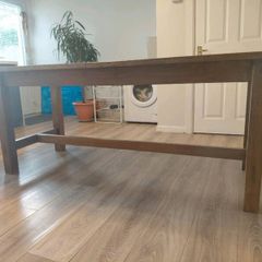 20th Century Solid Oak Rectory Table