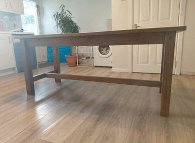 20th Century Solid Oak Rectory Table