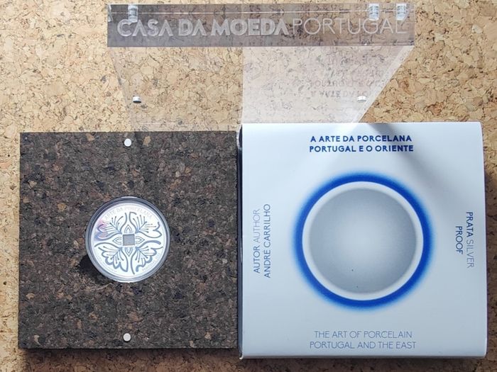 Portugal 5 Euro Silver (.925) Proof Coin 2022 - The Art of Porcelain - Portugal and the East