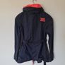 Superdry the windmac jacket Size medium ptp 18" black with belt in excellent condition Image 2