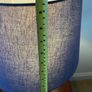 Two large navy lampshades Image 6