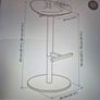 Ikea white bar stools x 3 Image 3