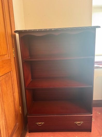 Traditional Wooden Bookcase with drawer