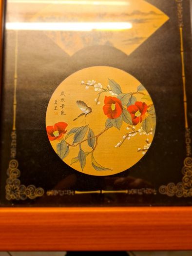 Framed Japanese  Art.