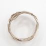 925 Vintage Sculptural Sterling Silver Ring Image 3