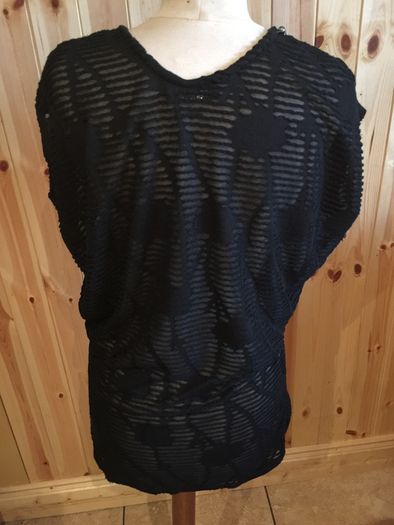 Unusual Black Patterned Dress