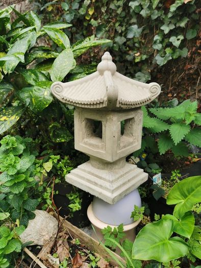 Japanese Garden Lantern -36cm Cast Concrete Pagoda -Handmade Dublin