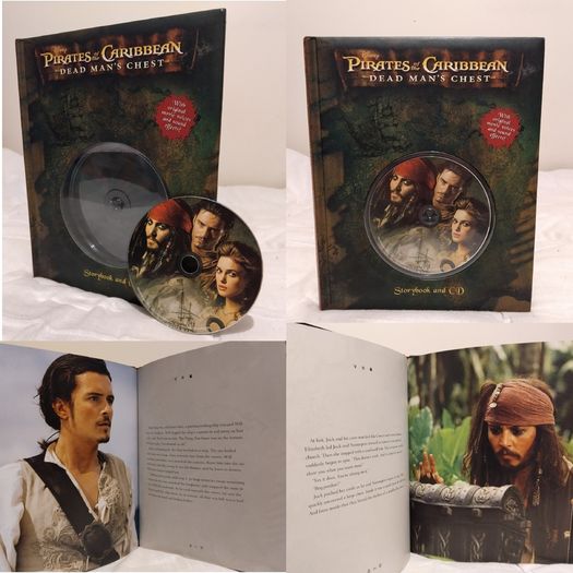 Pirates Of The Caribbean Hardback Book & Cd