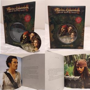 Pirates Of The Caribbean Hardback Book & Cd