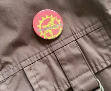 Red Camden Palace Hotel Badge / Pin