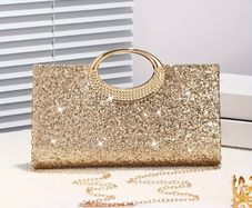 Evening Bag Shiny Clutch Rhinestone Party Handbag