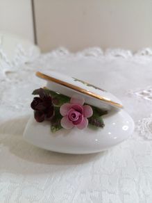 Royal Albert Old Country Roses Floral Heart Ornament