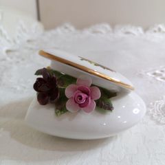 Royal Albert Old Country Roses Floral Heart Ornament