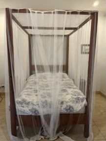 Solid Hardwood Four Poster Bed African Made