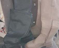 2 pairs boots size 40 and size 5