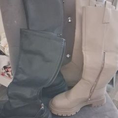 2 pairs boots size 40 and size 5