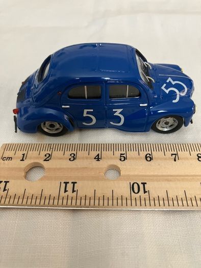Renault 4CV, 1952 rally model, No.53. By Eligor