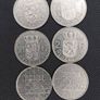 Netherlands 6 x 2 1/2 Guilden Coins Image 3