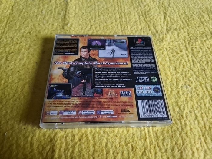 007 Tomorrow never dies PlayStation1 ps1 PlayStation2 ps2 games Original