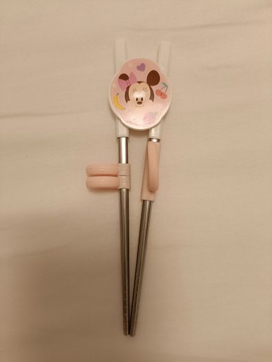 Children kids training metal chopsticks