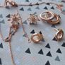 Beautiful costume jewellery, rose gold like new Image 3